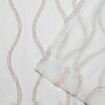 thumbnail image 3 of Exclusive Home Curtains 2 Pack Belfast Woven Wave Embellished Sheer Hidden Tab Top Curtain Panels, Blush, 54x84, 3 of 6