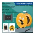 thumbnail image 2 of Manual Receive And Put Cable Drum Portable e Reel For Fiber Optic Cable Network Cable Signal Reel Takeup Empty Reel, 2 of 8