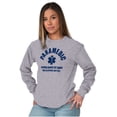 thumbnail image 3 of Paramedic Bad*ss Life Saver EMT Long Sleeve TShirt Men Women Brisco Brands S, 3 of 5
