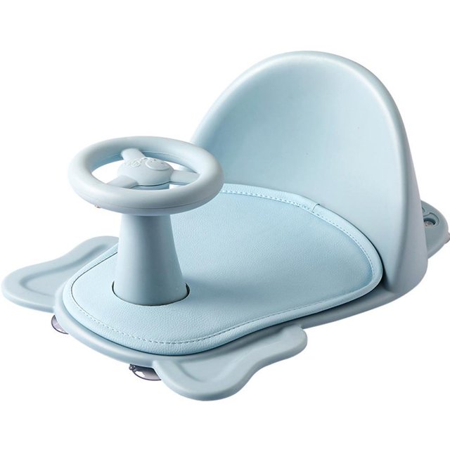 Asiento de Baño ANGGREK Suave Antideslizante Con Respaldo y Ventosas