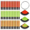 thumbnail image 1 of 36pcs Reflective Trail Markers, High Visibility Trail Markers with Open Buckle Reflective Trail Mark, 1 of 5