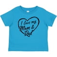 thumbnail image 3 of Inktastic I Love My Mom and Dad in Black Chalk Heart Boys or Girls Baby T-Shirt, 3 of 5