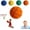 Orange, variant on Silent Basketball Size 7, 2.0 Version Foam Quiet Basketball Indoor Training Ball, No Noise Ball for Various Indoor Activities
