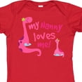 thumbnail image 4 of Inktastic My Nanny Loves Me Girls Baby Bodysuit, 4 of 5