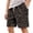 Brown, variant on Kids Solid Color Corduroy Drawstring Shorts, Boys Elastic Waist Casual Mid-Length Pants, Soft Comfortable Summer Shorts for Daily Outdoor Wear(Grey,9-10 Years)