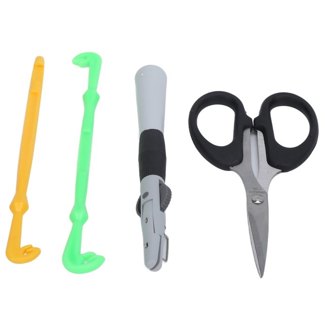 Herramienta Para Atar Nudos De Línea De Pesca ANGGREK Kit De Herramientas Para Atar Bucles De Pesca Material ABS Ligero Con Tijeras Nivel De Nudo De Gancho Simple Y Doble