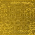 thumbnail image 1 of Ahgly Company Indoor Square Oriental Yellow Industrial Area Rugs, 5' Square, 1 of 4