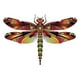 thumbnail image 5 of Escultura de pared de metal con diseño de libélula, adorno decorativo moderno, artesanía para patio, cerca, oficina, sala de estar y pasillo., 5 of 9