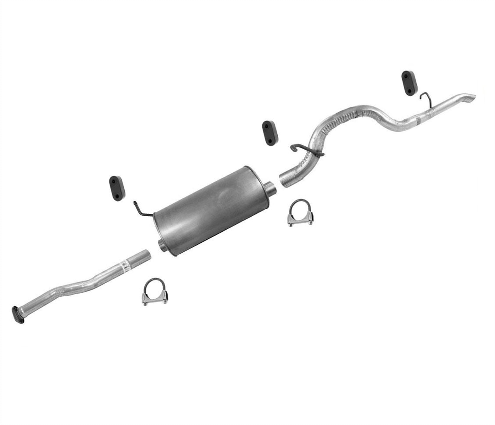 Muffler Exhaust Pipe System for 2004-2012 Colorado Extended Cab Crew Cab