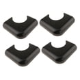 thumbnail image 1 of 4 piezas de esquinas para mesa de billar, piezas de esquina para mesa de billar, fácil instalación y desgaste Negro, 1 of 9