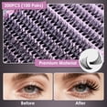 thumbnail image 4 of Lash Clusters Kit CyanoooGenesis 200pcs 40D D Curl, 4 of 9