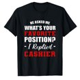 thumbnail image 1 of AALJY Favorite Position Diligent Staff,Fashion Casual T-shirt, 1 of 5