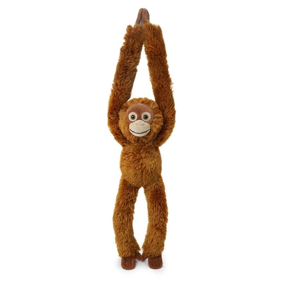Just qunseen 20'' Hanging Orangutan Plush Toy Stuffed Animal Educational for Childrens Gift