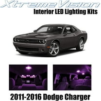 XtremeVision Interior LED for Dodge Challenger 2011-2016 16 pcs Pink Interior LED Kit   Installation Tool