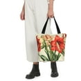 thumbnail image 3 of Uemuo Vibrant Amaryllis Flowers Print Tote Bags for Women,Large Capacity Corduroy Bag,Reusable Grocery Shoulder Bag,Beach Tote with Zipper Closure, Daily Essentials, 3 of 7