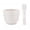 White, variant on Garlic Masher Manual Plastic Mortar Pestle Set Garlic Herb Spice Grinder Crusher Bowl for Kitchen Ideal for Guacamole Seasonings Paste Ginger More