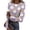 Purple Pink(Pumpkin Ghost), variant on Halloween Long Sleeve Shirts for Women Slim Fitted Ribbed Novelty Pumpkin Ghost Tunic Tops Party Crew Neck Spring Day Fashion Clothing Multicolor XL