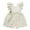 Beige, variant on HNMKIU Girls Romper&Jumpsuit | Baby Girls Boys Playsuits Ruffled Jumpsuit Fly Sleeve Romper Linen Overalls Summer Clothes Beige,18-24 Months
