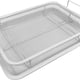 thumbnail image 2 of Cesta para Patatas Fritas Acero Inoxidable Colador Cuadrado Freír Accesorios () Blanco, 2 of 9