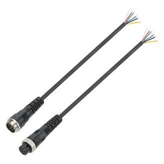 5 paar DC Power Pigtail Cable 22AWG 5,5 x 2,1 mm mannelijke vrouwelijke connectors 5 paar mannelijke vrouwelijke DC Power Jack Plug Adapter Connector voor CCTV Home Security Surveillance Camera