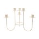thumbnail image 3 of Canabro Canabro de Metal Elegante Soporte para Velas Canabro para Mesa de Boda Decoración hogar Regalo de inauguración Blanco desgastado L, 3 of 9