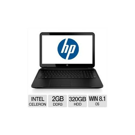 HP 250 G2 Intel Celeron 2GB Memory 320GB HDD 15.6" Notebook Windows 8.1 - F7V92UT#ABA
