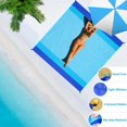 thumbnail image 4 of Manta de playa BYDOLL, 305 x 274 cm, impermeable y resistente a la arena, 4 of 7