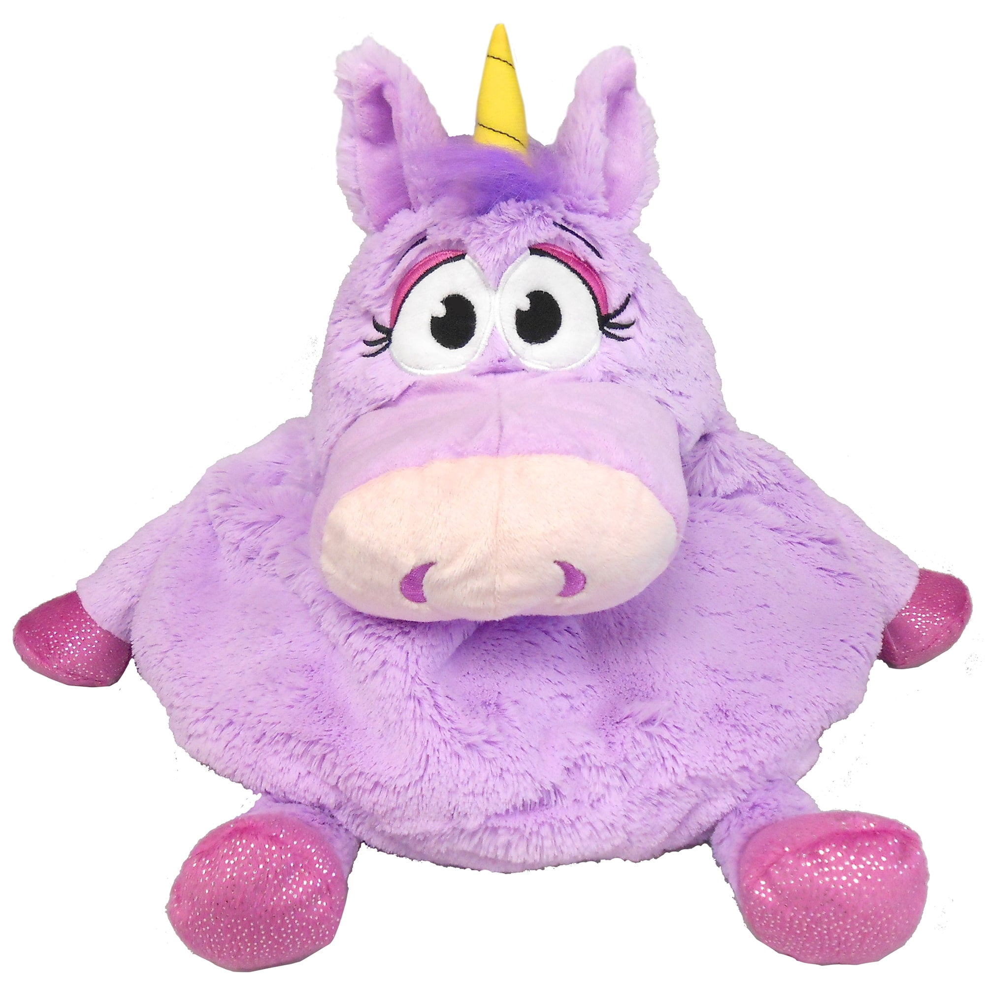 Tummy Stuffers: Unicorn - Purple - Storage Plush, Holds Items-Blankets-Toys Inside, Stuff-Store-Play, Kids Soft Magical Character Companion, Huggable