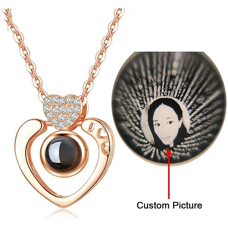 I love you deals necklace 100 languages gold