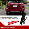 thumbnail image 3 of GTINTHEBOX Smoked Rear Bumper Reflector LED Tail Brake Lights For 2016-2020 Lexus RX350 RX450h, 3 of 10