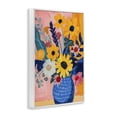 thumbnail image 2 of Stupell Industries Eclectic Colorful Floral Vase White Framed Giclee Art, 20 x 30, by LSR Design Studio, 2 of 7
