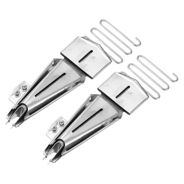 Coser Máquina Plegadora Unique Bargains Acero Inoxidable 2-1/8' Entrada 3/4' Salida Doble Cubierto Borde 2uds