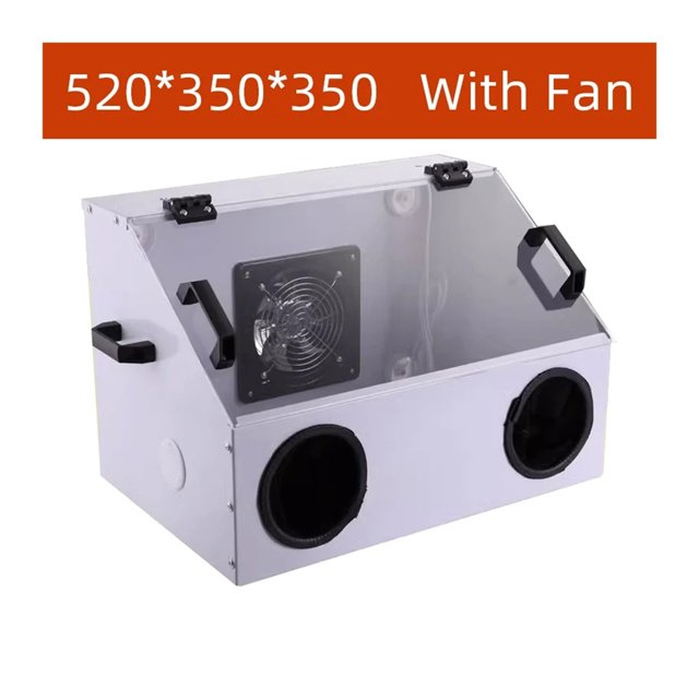 Table Grinder Dust Box Grinding Polishing Box Lapping Protector Sandblasting Dust-proof Electric Grinding Spray Paint Dust Cover ,Easy to Operate