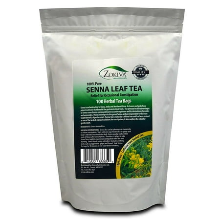 Senna Tea 100 Bags 100% Natural Herbal Laxative/Cleanser and Weight