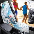 thumbnail image 3 of Garronmavis Front Car Seat Towel Cover, Waterproof Sweat Proof with Easy Installation, Seat Protector for Post Workout Beach Hiking, Universal Fit for Cars SUV Trucks Sedan Van, 3 of 8