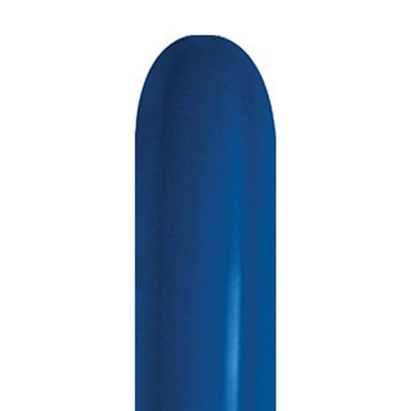 260B Sempertex Metallic Blue Latex Entertainer Balloons (50 Pack) - Party Supplies Decorations