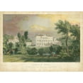 thumbnail image 2 of Allom, T. 24x19 White Modern Wood Framed Museum Art Print Titled - Howick Hall, 2 of 4