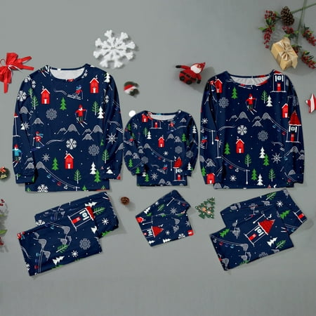 

LEEy-world Christmas Flapjacks Matching Pajamas For The Dog Baby Kids Teens And Adults G M