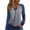 Navy_07#77, variant on Hearthz Long Sleeve Shirts for Women Casual V-Neck Button Henley Shirts for Women Loose Fit Fall Color Block Raglan Sleeve Shirts for Women