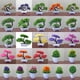 thumbnail image 2 of Billuyoard Nuevas plantas artificiales bonsái, árbol pequeño, plantas en maceta, flores falsas en maceta Decoración Rosa de la media luna rojo de la tarde, 2 of 3