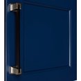 thumbnail image 6 of 7-9/16 in. Modern Flat Embossed Matte Black Cabinet Pull, 6 of 6
