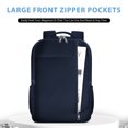 thumbnail image 3 of Carry On Backpack Travel Backpack Flight Approved for Men And Women 15 in Laptop Backpack for Traveling - Blue, 3 of 6