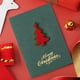 thumbnail image 4 of Adornos navideños, regalos navideños, tarjetas de felicitación navideñas vintage de papel perlado, bendición tridimensional, tarjeta de bendición navideña de Acción de Gracias con sobre, tarjetas de f, 4 of 6