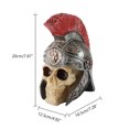 thumbnail image 4 of Inteprter Cráneo de resina creativo antiguo soldado esqueleto cabeza Guerrero cráneo cabeza modelo escultura decorativa estatua regalo para fiesta Decoración Inteprter HA011471-00B, 4 of 6