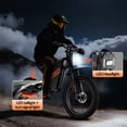 thumbnail image 6 of Electric Dirt Bike for Adults,60V 35Ah,3000W 45mph/68 Miles ,25’’ Fat Tire off-Road Mountain Bike UL2849, 6 of 11