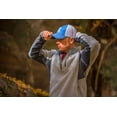 thumbnail image 3 of The American Outdoorsman Pique Faced Performance Fleece Pullovers For Men (Mediterranean Blue, Medium), 3 of 4