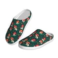 thumbnail image 2 of Wukai Mushroom House Print Women's Indoor Bedroom Slipper Slip On Shoes, Unisex House Shoes with Anti-Skid Sole for Men, Gift for Women Men-13, 2 of 7