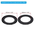 thumbnail image 2 of Uxcell 72mm-49mm Metal Step Down Ring with Cleaning Cloth, 2 Pack Camera Lens Filter Aluminum Adapter Ring, 2 of 6