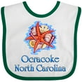 thumbnail image 3 of Inktastic Ocracoke, North Carolina Boys or Girls Baby Bib, 3 of 4