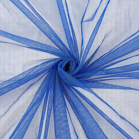 63 Inch Blue Tulle Fabric Rectangle Soft Breathable Mesh Gauze Cloth by The Yard Mosquito Netting Polyester Fabrics